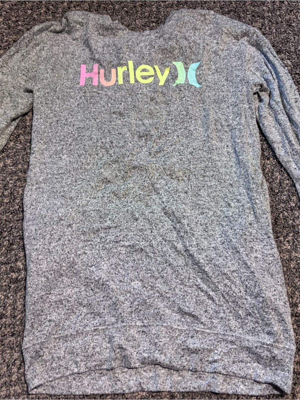 Hurley Heather Gray Knit Pullover